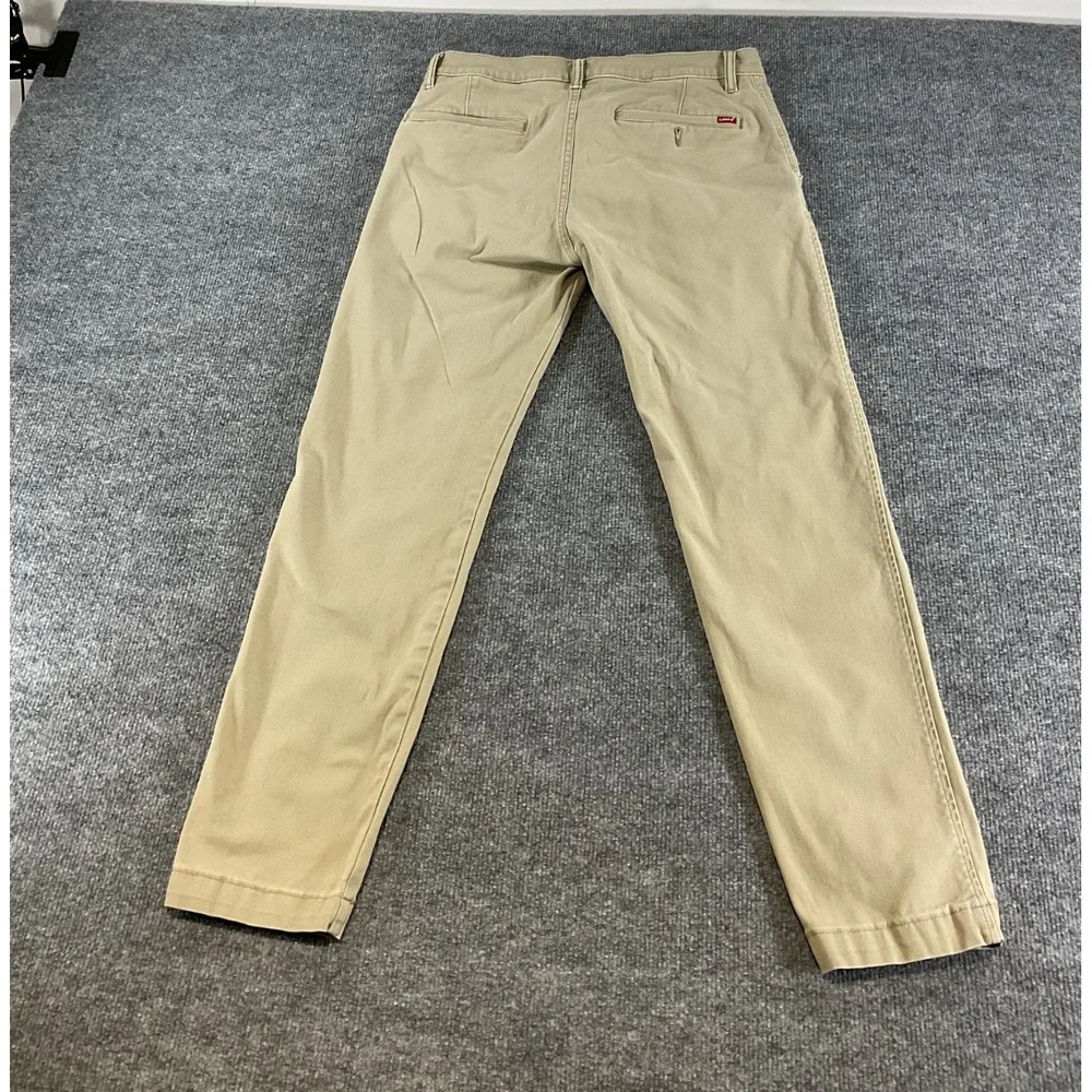 Levi's XX Chino Standard Taper 31x30 Khaki Pants Stretch Casual Flat Front Men's